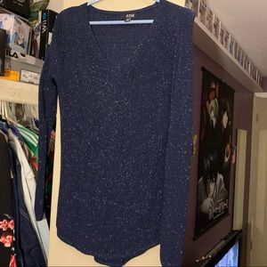 Navy sparkle sweater